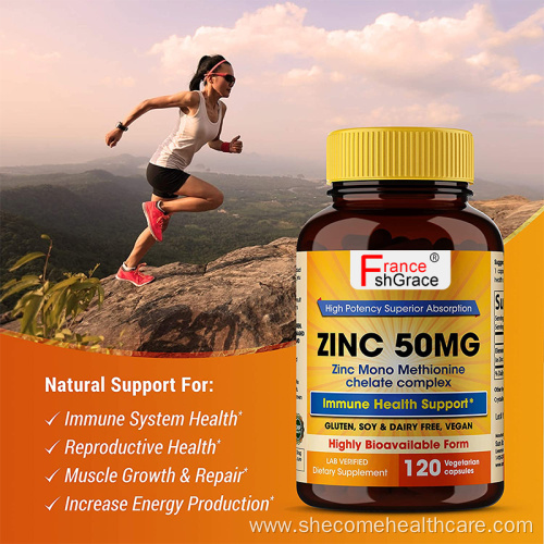 Zinc 50mg Supplement Immune Zinc Vitamin C supplements